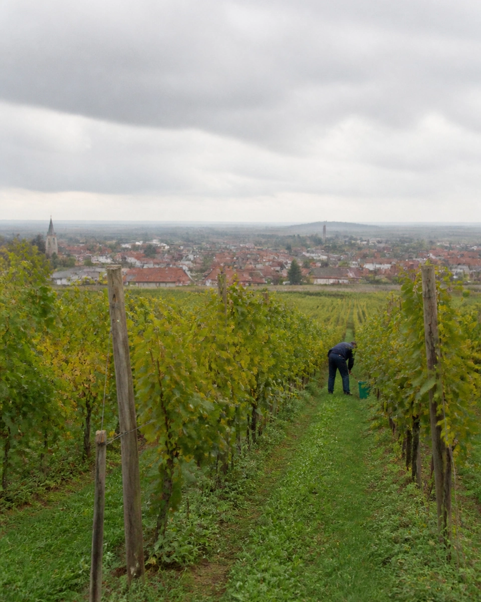 Weinberg-Landschaft von Bockenheim an der Weinstraße