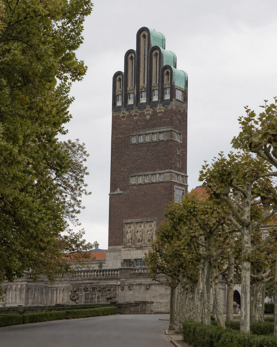 Hochzeitsturm auf der Mathildenhöhe in Darmstadt