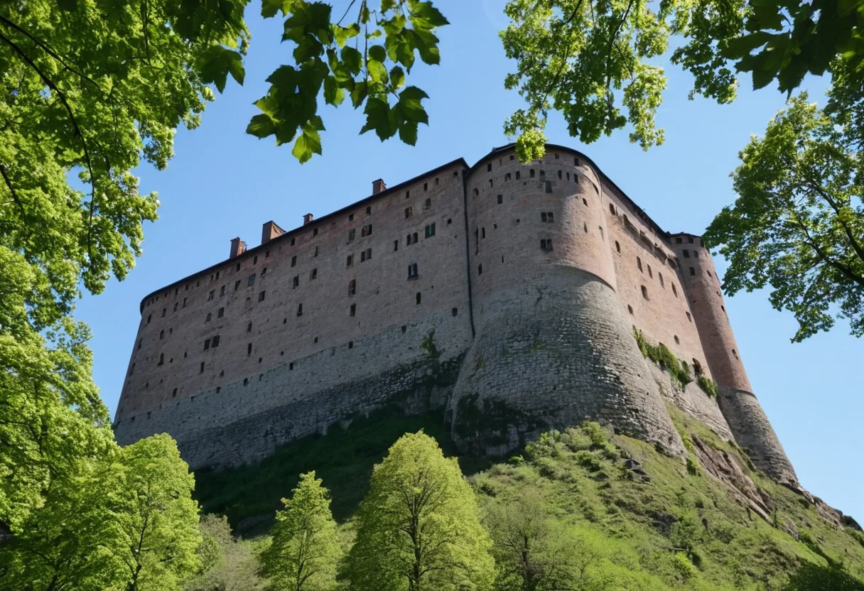 Schlossberg von Kirchheimbolanden mit Park