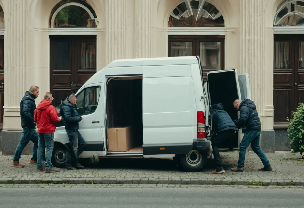 Mover in Kaiserslauterer Innenstadt