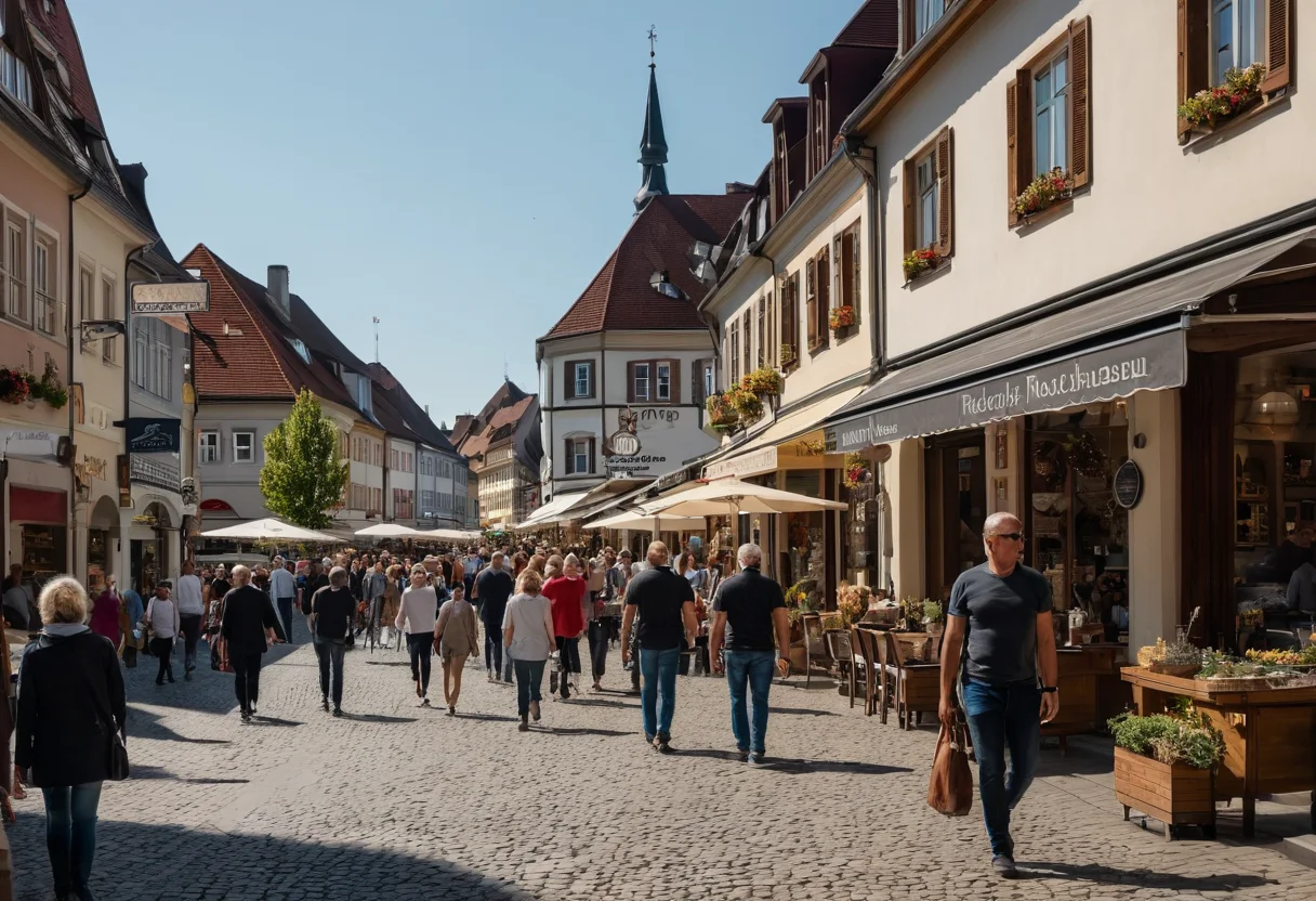 Fußgängerzone von Rockenhausen