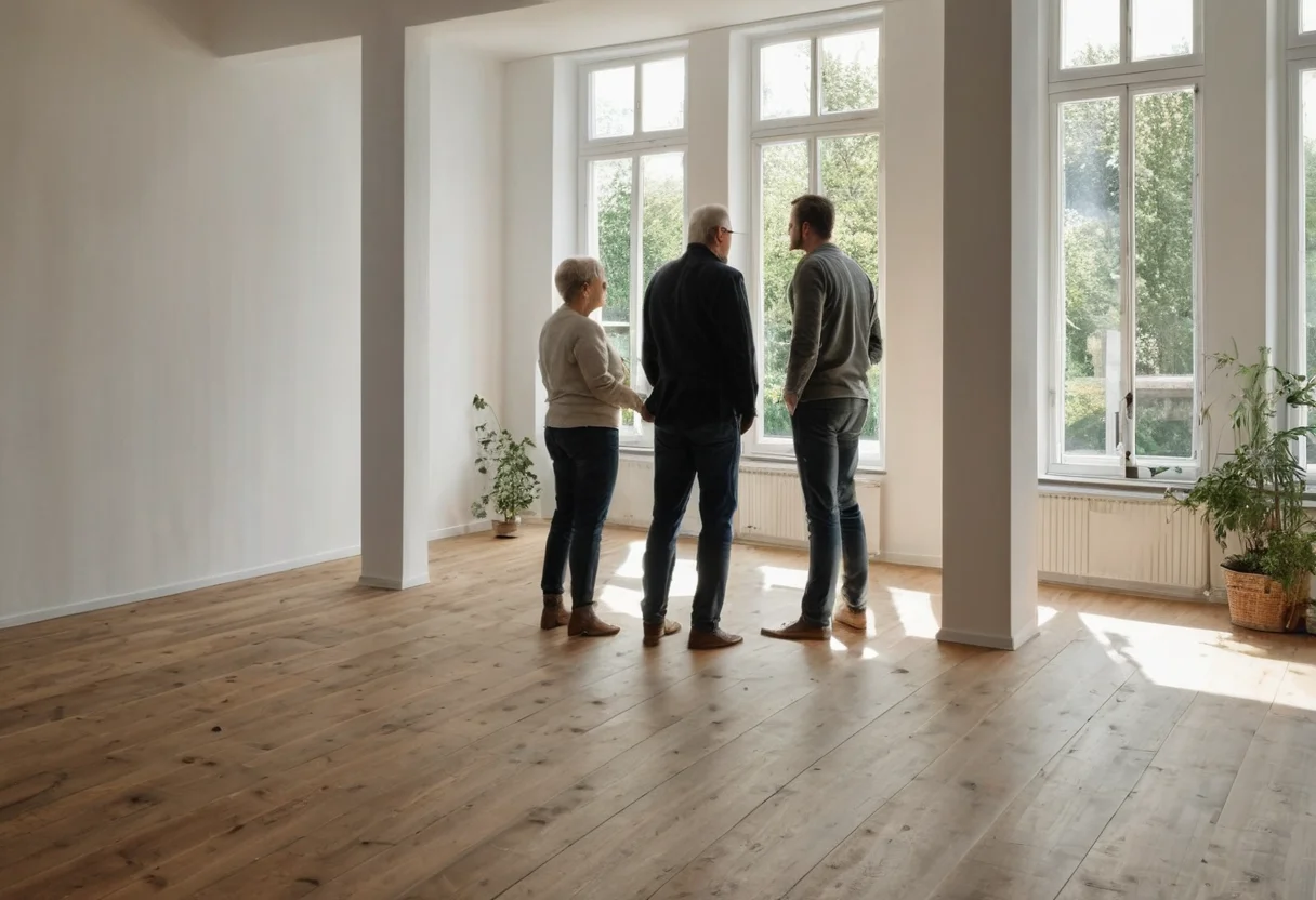Geräumtes deutsches Familienhaus mit Holzboden bereit zur Übergabe nach Haushaltsauflösung in Kaiserslautern